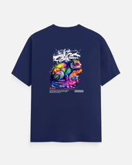 Urban Chameleon Graffiti T-Shirt | Streetwear Art Tee | Color Splash Design