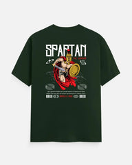Spartan Warrior T-Shirt | Bold Mythical Graphic Tee | Back DTF Print