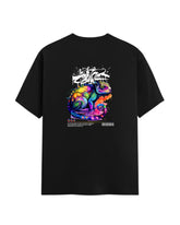 Urban Chameleon Graffiti T-Shirt | Streetwear Art Tee | Color Splash Design