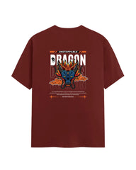 Unstoppable Dragon T-Shirt | Bold Fire Dragon Graphic Tee | Power & Confidence Streetwear