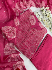 NEW LAUNCH 🎊💯 Heavy Fully Flared Anarkali Suit Set – Hand Embroidered & Premium Finish