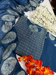 NEW LAUNCH 🎊💯 Heavy Fully Flared Anarkali Suit Set – Hand Embroidered & Premium Finish