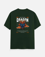 Unstoppable Dragon T-Shirt | Bold Fire Dragon Graphic Tee | Power & Confidence Streetwear