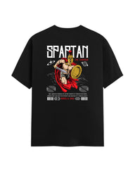Spartan Warrior T-Shirt | Bold Mythical Graphic Tee | Back DTF Print
