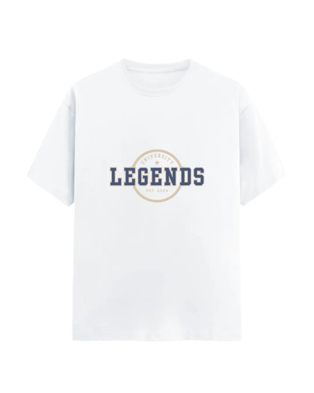 Legends University Vintage Varsity T-Shirt | Unisex College Style Tee (Est. 2024)