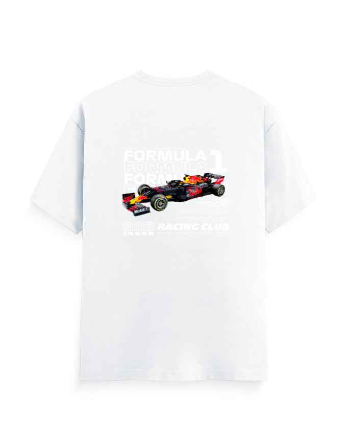 Unisex Classic Crew T-Shirt Back F1 Racing Club