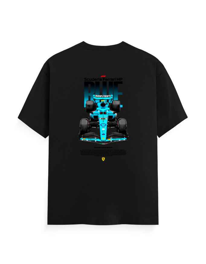 Unisex Classic Crew T-Shirt Back Ferrari HP