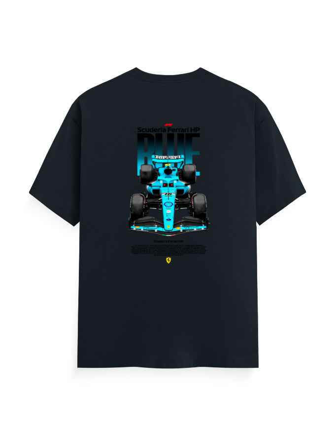 Unisex Classic Crew T-Shirt Back Ferrari HP