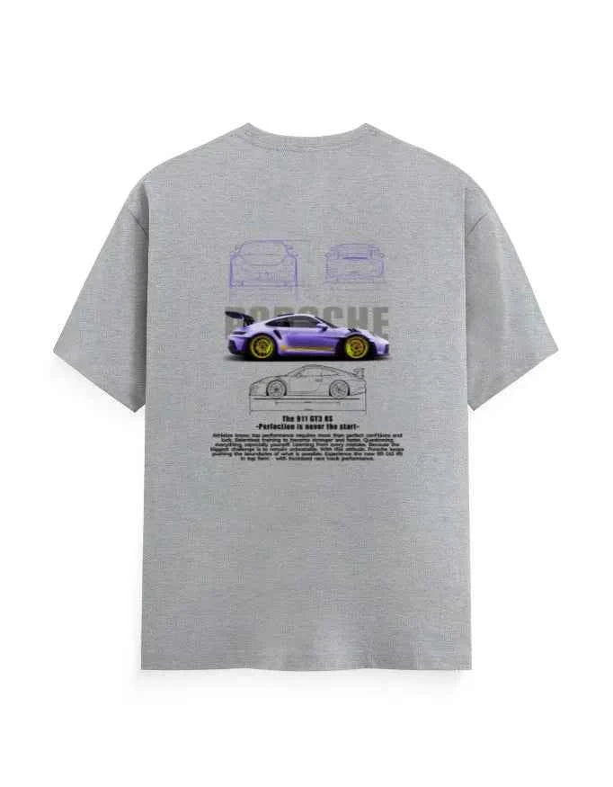 Unisex Classic Crew T-Shirt Back PORSCHE