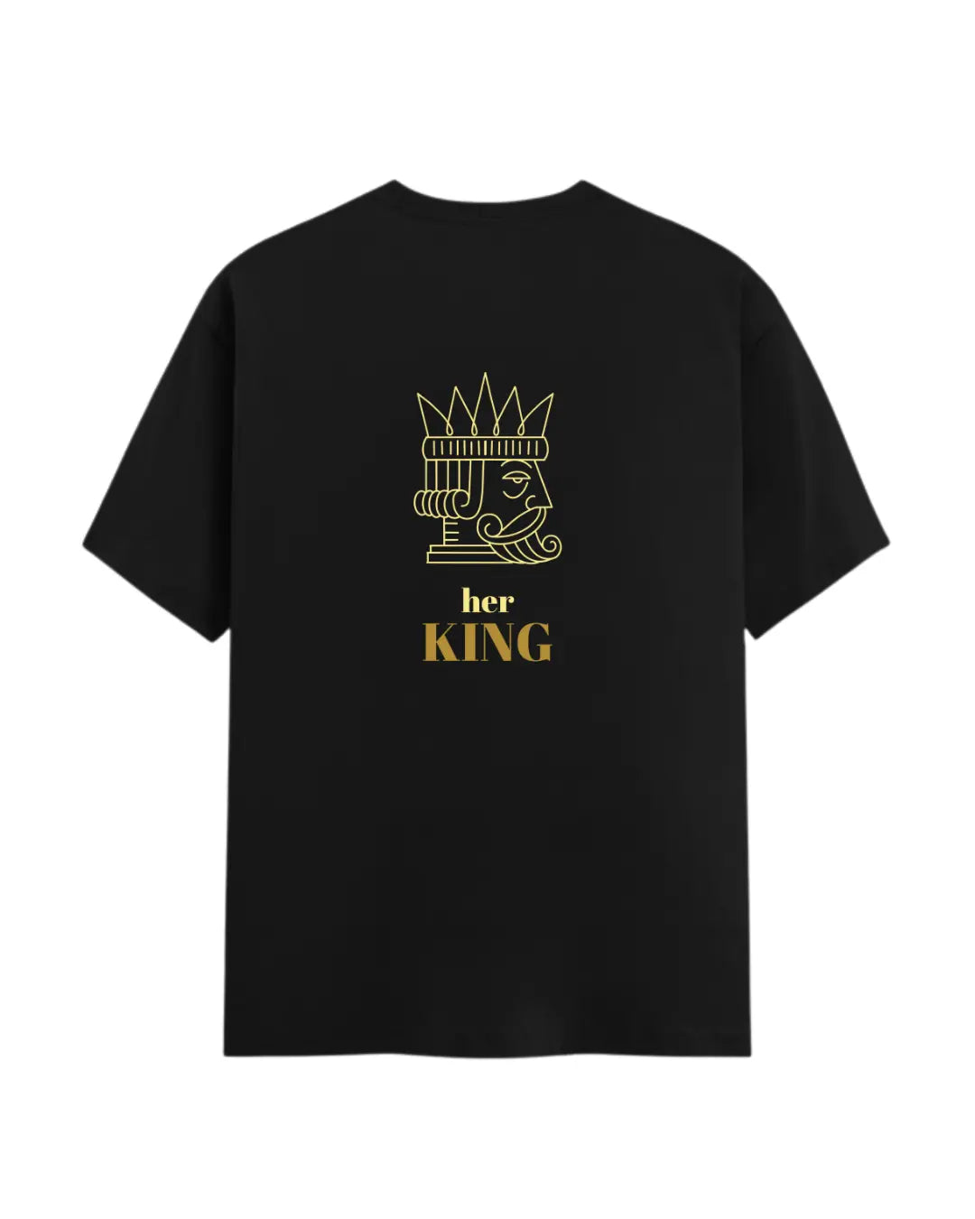 Couple T-Shirts – 100% Cotton | Perfect Unisex Regular Fit | Lightweight & Comfortable Back Print