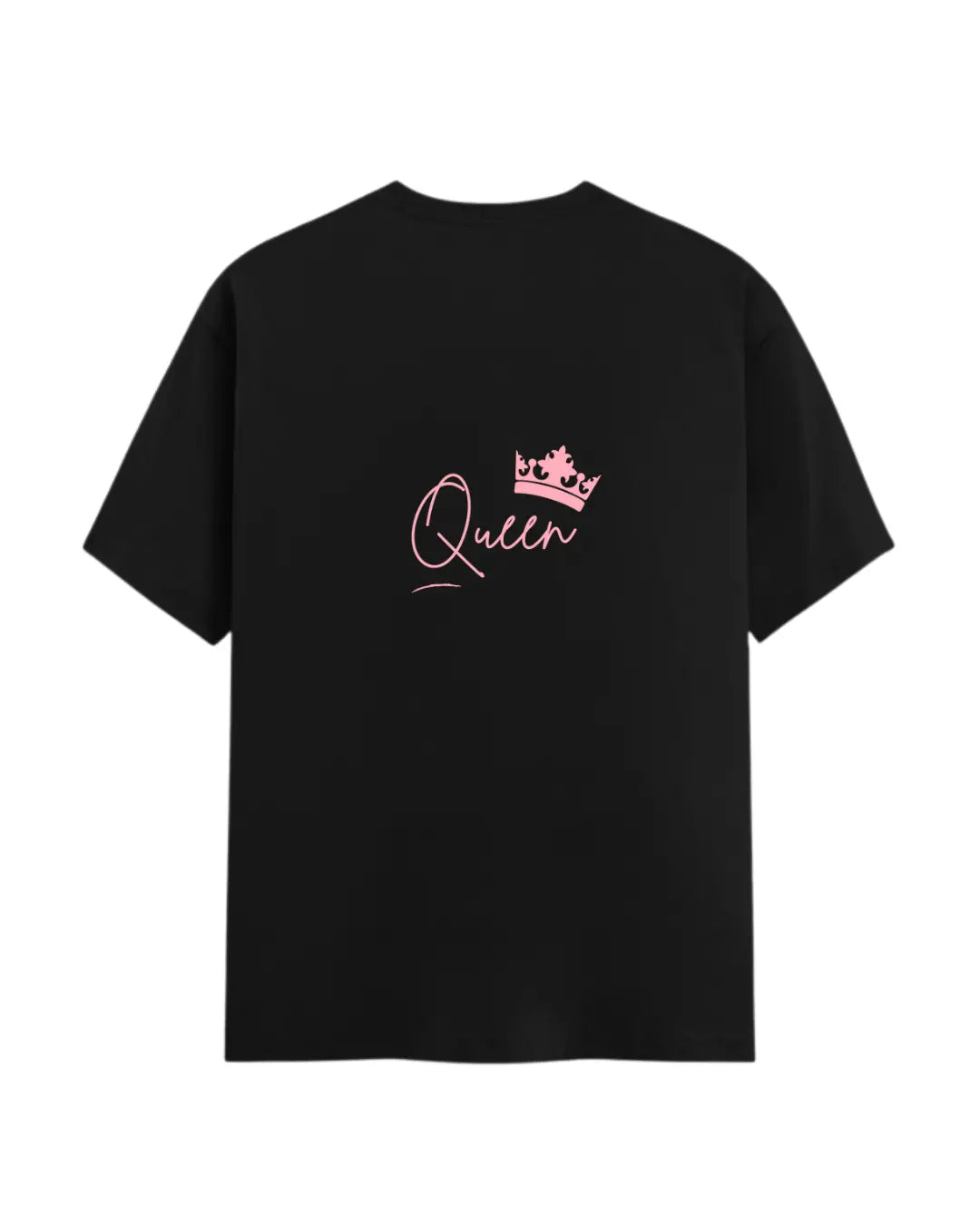 Couple T-Shirts – 100% Cotton | Perfect Unisex Regular Fit | Lightweight & Comfortable Back Print King and Queen