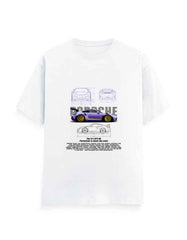 Unisex Classic Crew T-Shirt front Porsche