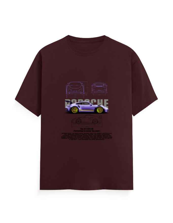 Unisex Classic Crew T-Shirt front Porsche
