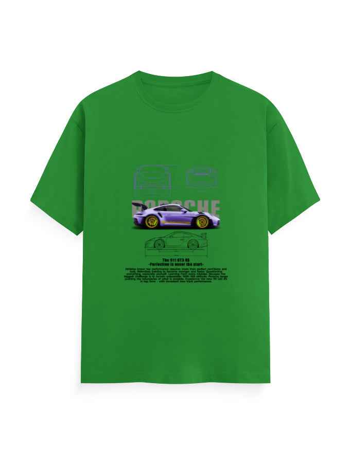 Unisex Classic Crew T-Shirt front Porsche