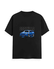 Unisex Classic Crew T-Shirt Front Godzilla