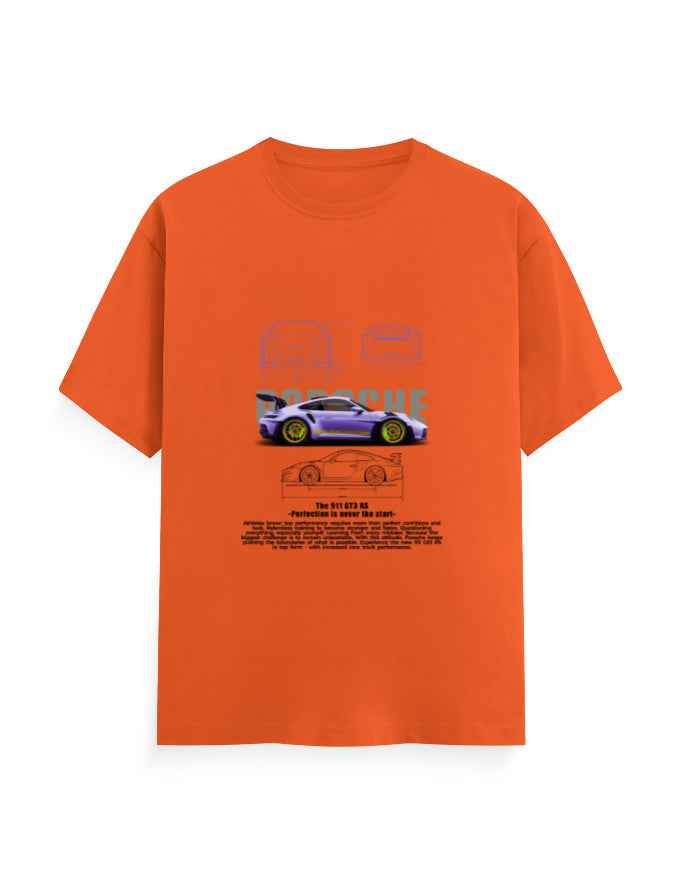 Unisex Classic Crew T-Shirt front Porsche