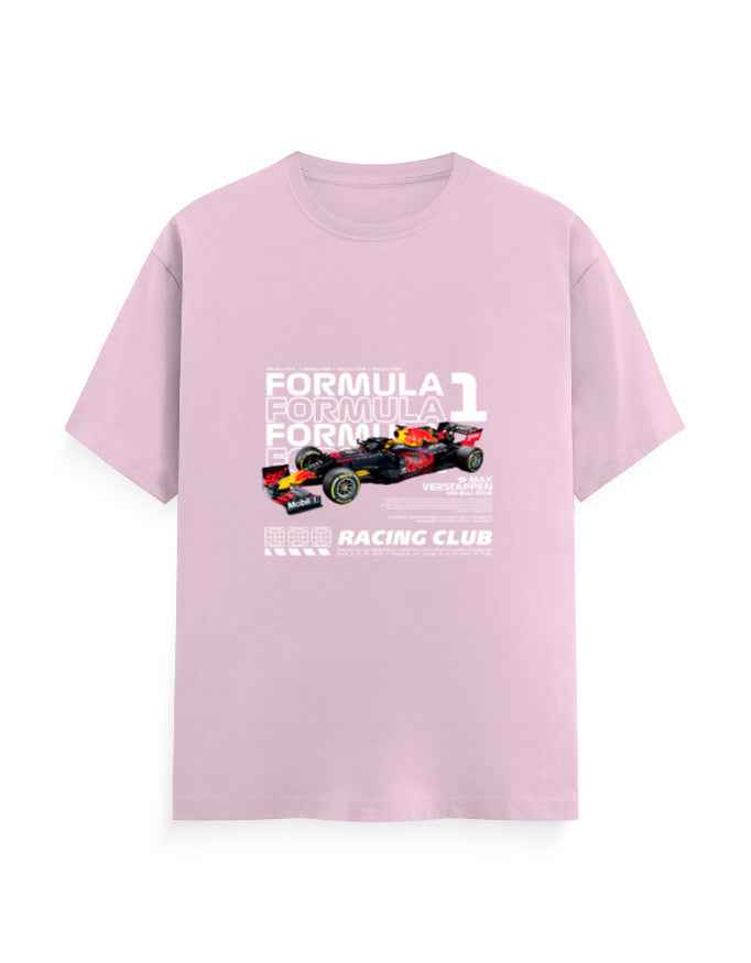 Unisex Classic Crew T-Shirt Front F1 Racing Club