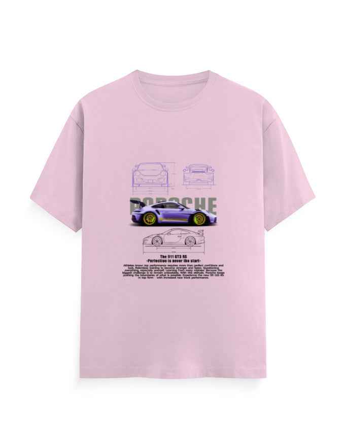 Unisex Classic Crew T-Shirt front Porsche