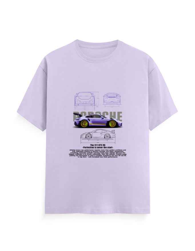 Unisex Classic Crew T-Shirt front Porsche