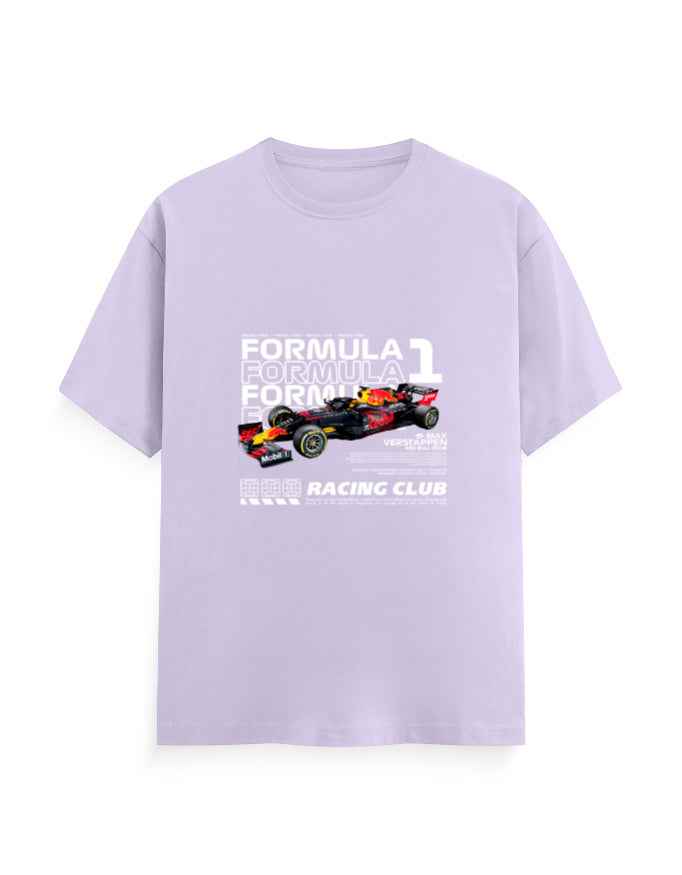 Unisex Classic Crew T-Shirt Front F1 Racing Club
