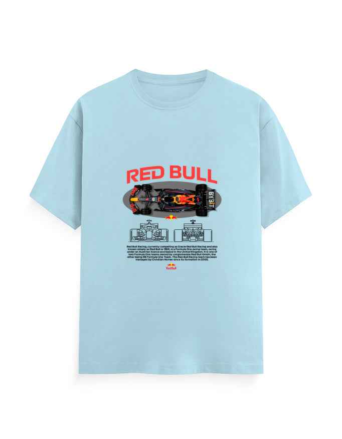 Unisex Classic Crew T-Shirt Front Red Bull