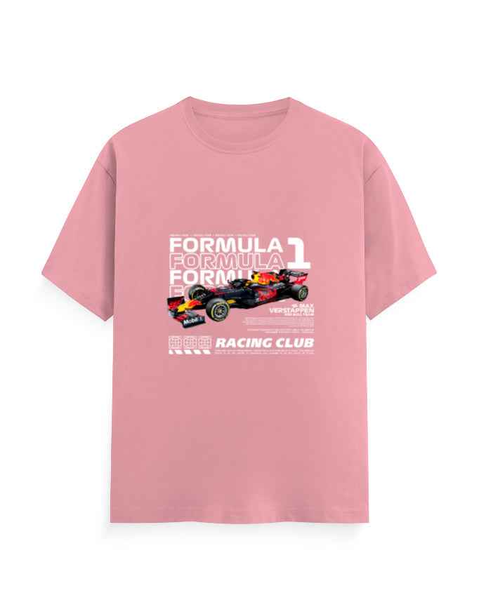 Unisex Classic Crew T-Shirt Front F1 Racing Club