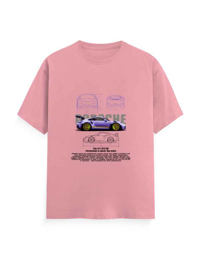 Unisex Classic Crew T-Shirt front Porsche
