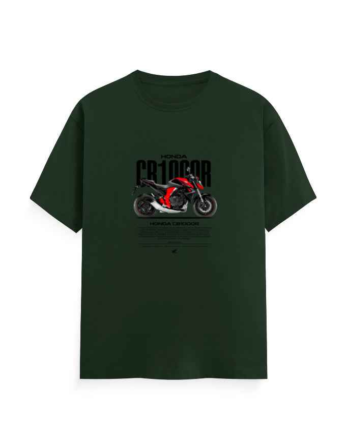 Unisex Classic Crew T-Shirt Front Honda CR1000R