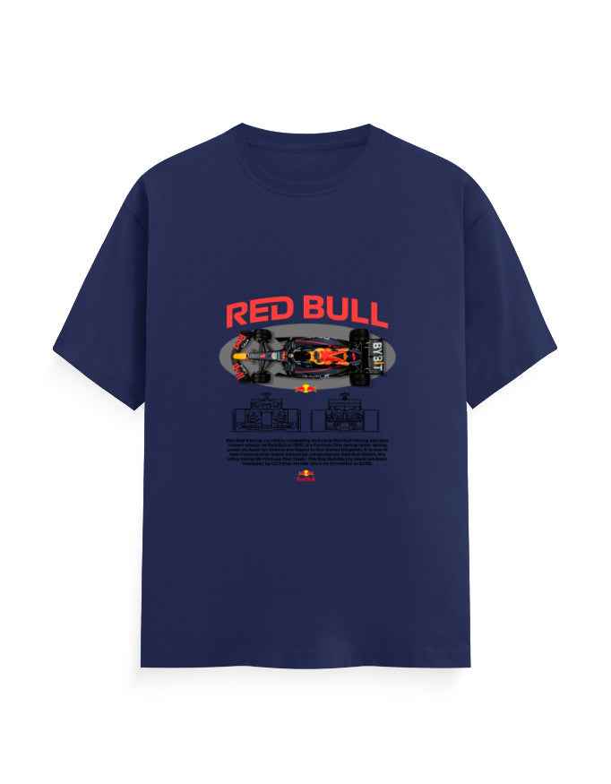 Unisex Classic Crew T-Shirt Front Red Bull