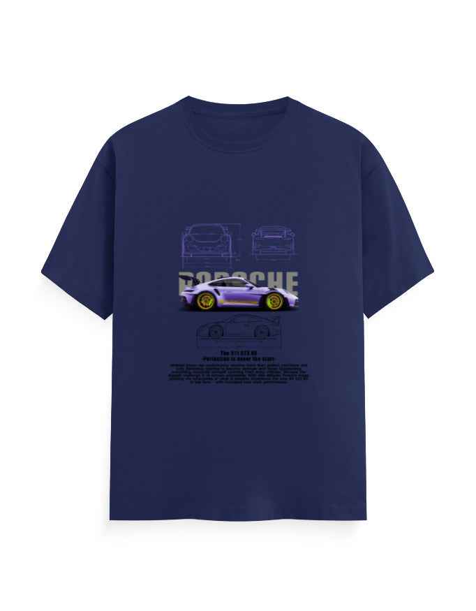 Unisex Classic Crew T-Shirt front Porsche