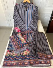 Winter Special Pashmina 3-Piece Suit Set | Kurti, Pant & Warm Stole | Free Size upto XXL | Heavy Quality Winter Wear Collection